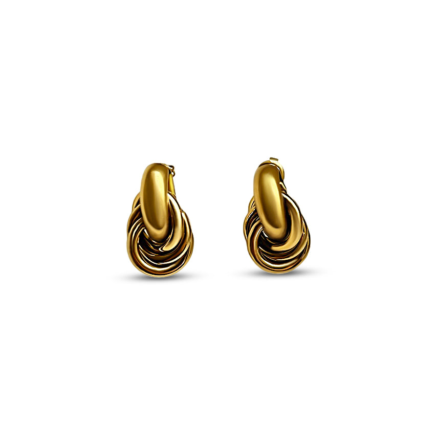 Mini Double Knot Earrings